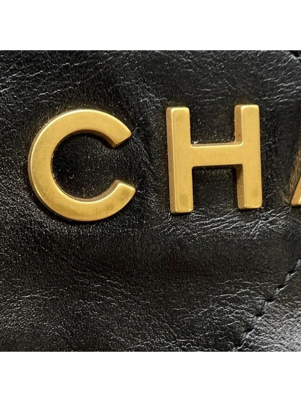 Chanel Backpack 22 Small Shiny Calfskin Black